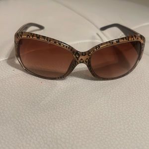 Chicos leopard print, rose color, lenses glasses
